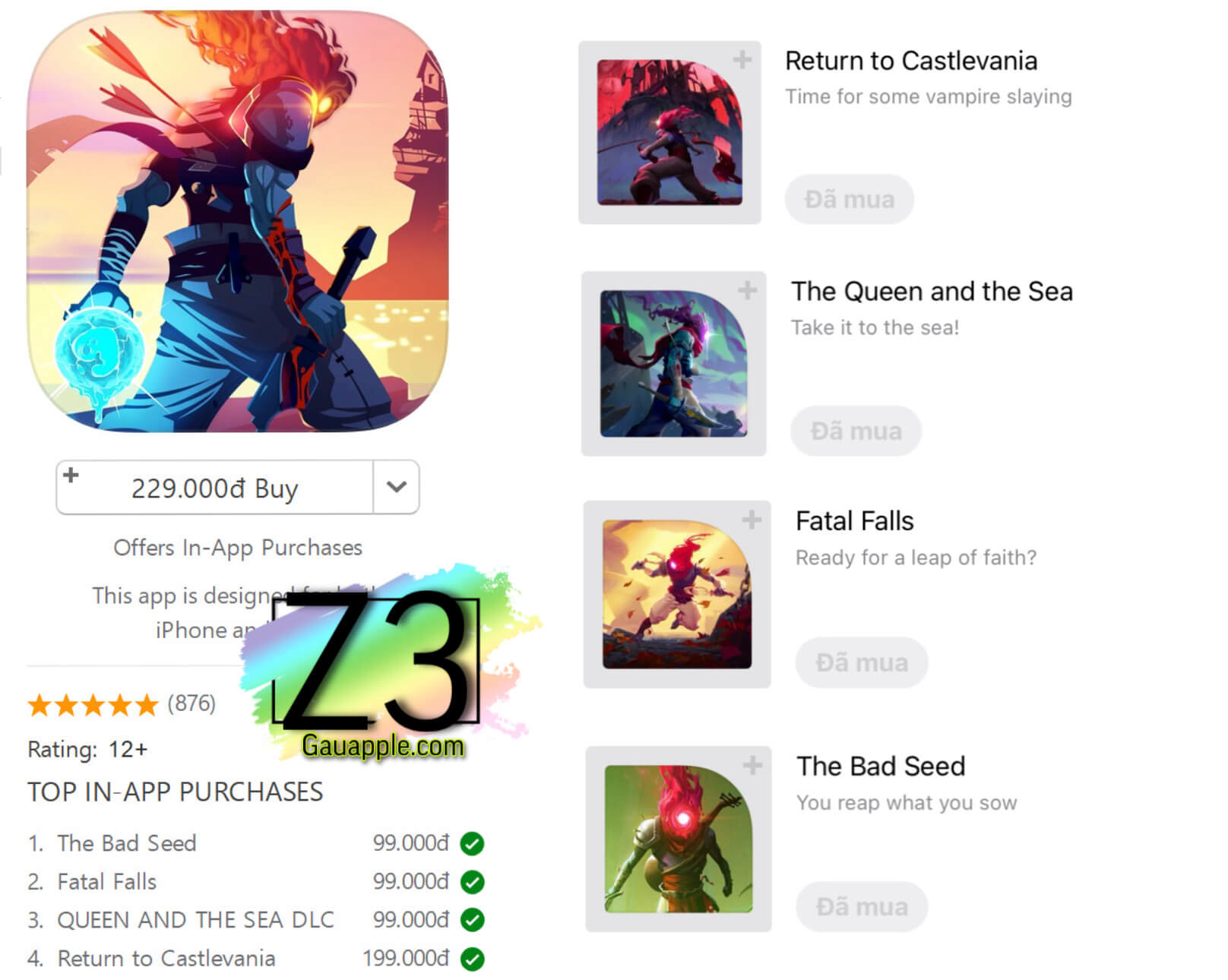 id apple tải dead cells full dlc ios
