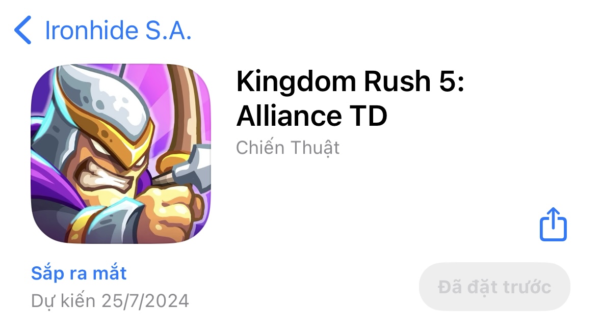 Tải Kingdom Rush 5 Cho iphone